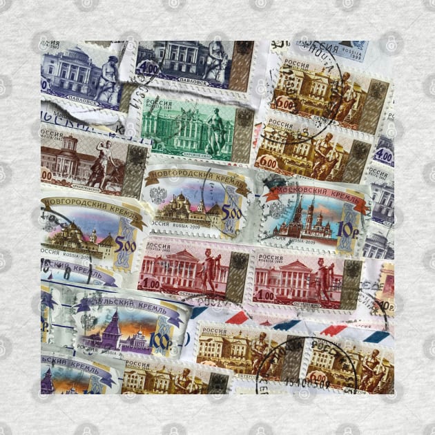 Russian Cities Stamp Collection by EdenLiving